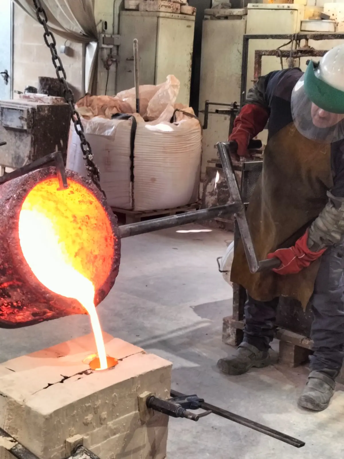 Proceso creativo de la escultura en el taller de Fernando Florez