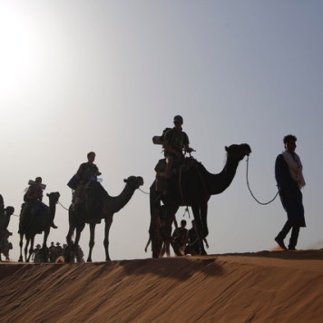 España Rumbo al Sur 2017. Marcha de regreso a Merzouga desde el oasis del Erg Chebi. (Photo: Jose L. Cuesta)