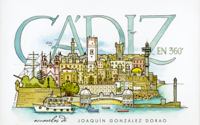 CÁDIZ EN 360º. Acuarelas de Joaquín González Dorao