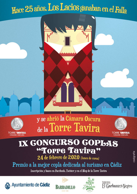 Todo listo para la IX edición del Concurso de Coplas «Torre Tavira»