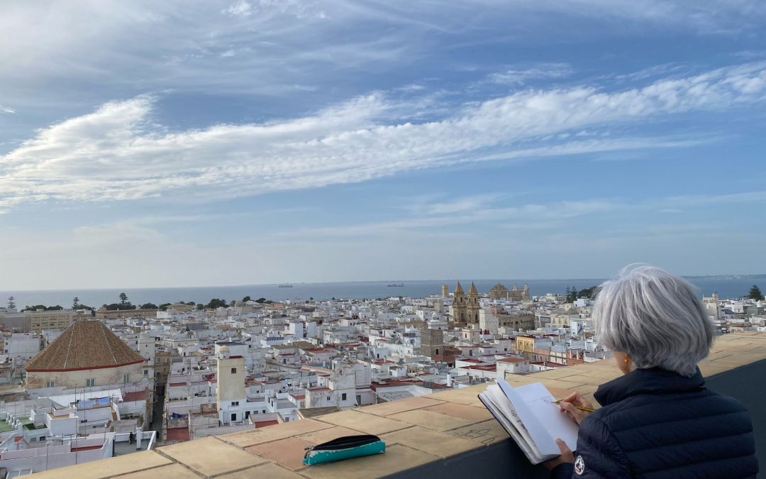 Encuentro de Sketchers en la Torre Tavira